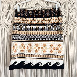 J.McLaughlin “Lucy” Pencil Skirt – Size 8 – Greek-Inspired Print – EUC